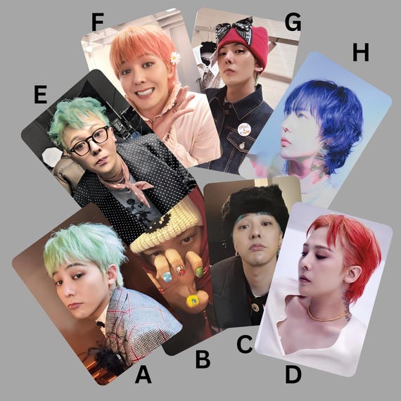 G-Dragon 超人フォトカードセット - 予約販売 - Etsy 日本