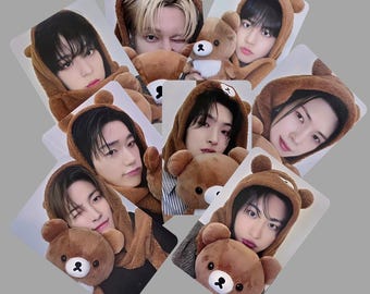 Ateez Golden Hour Pt 3 Meet Call Photocards Teddy Bear Vers