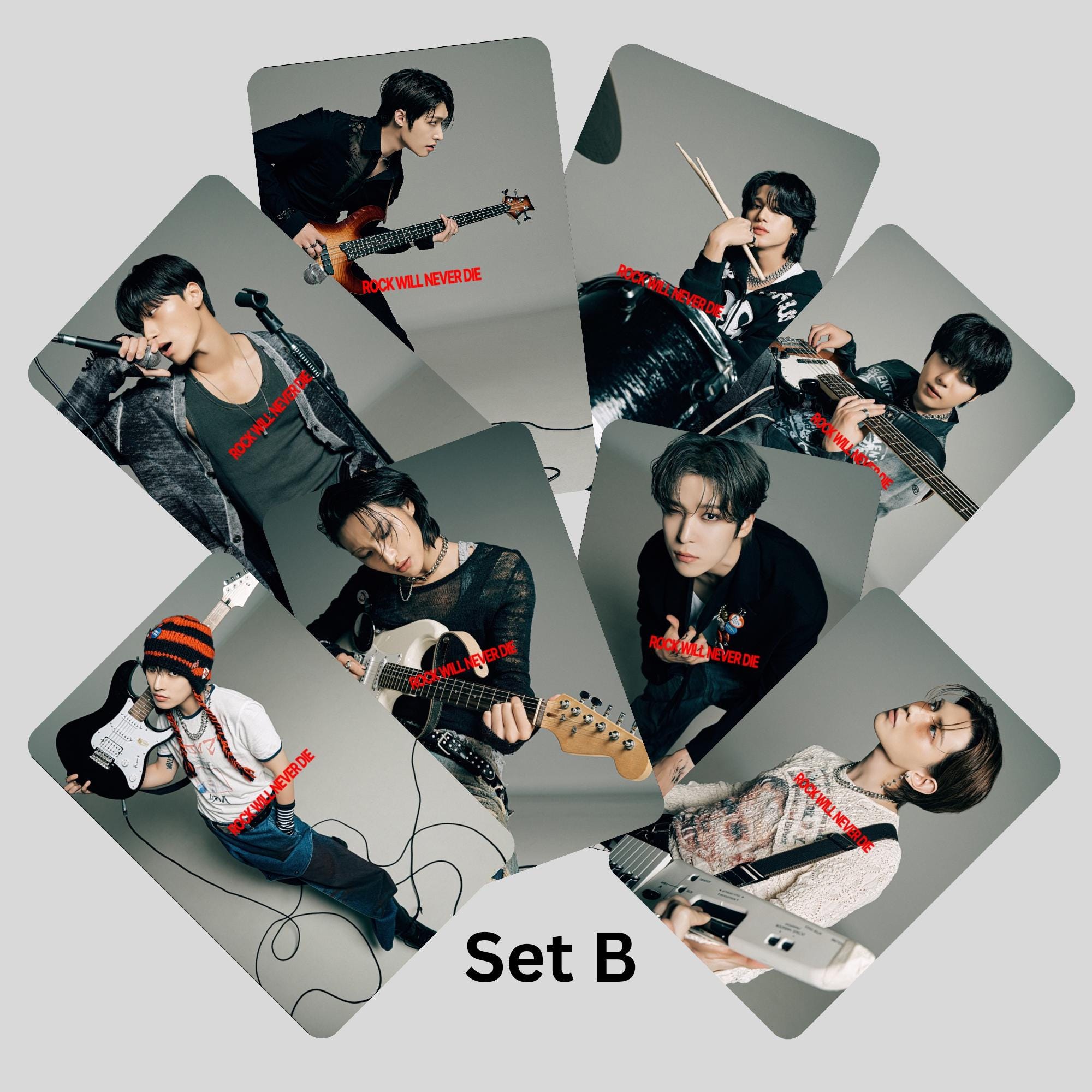 ATEEZ Season's Greetings 2025 Rock Will Never Die フォトカード