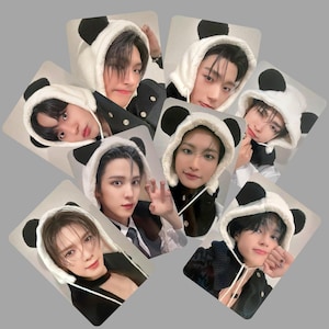 Ateez Golden Hour Pt 2 Fansign Photocards Versão Panda