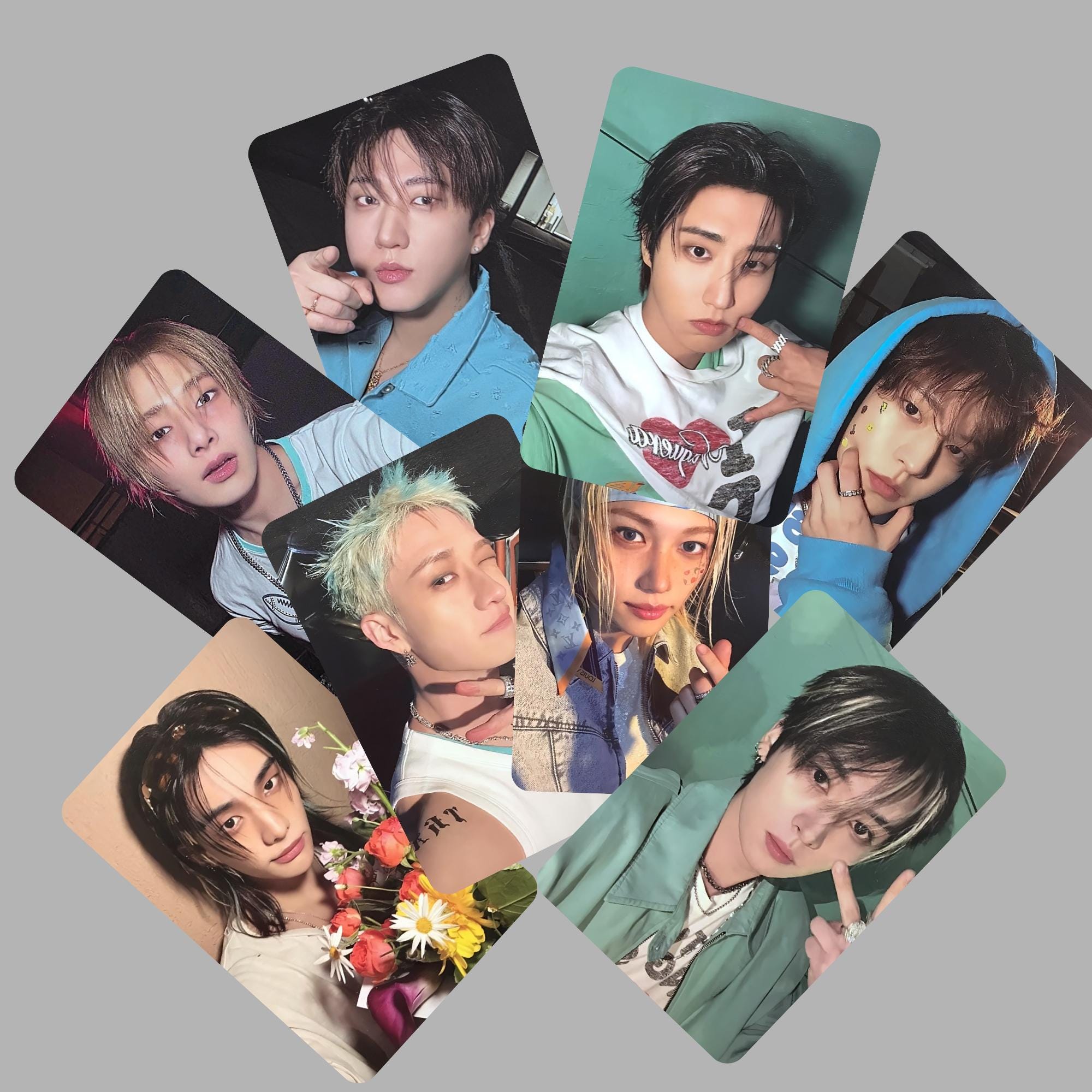 Stray Kids Official Photocard Sets - Etsy