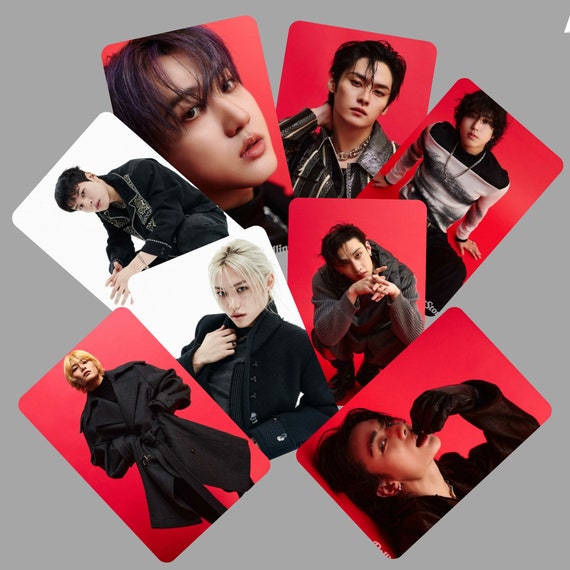 Stray Kids SKZ Rolling Stone Photocards Set 3 Ver and OT8