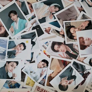 Lot de 25 mini photos K-Pop aléatoires style Polaroid