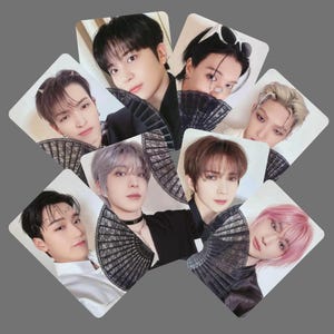 Tarjetas fotográficas de la segunda parte de la hora dorada de Ateez, fans de Poca Pob Black