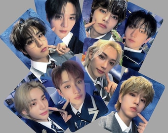 Álbum Para Photocards Stray Kids SKZOO Soso - 400 Bolsillos, Diseño Azul Con Dibujos, Regalo Perfecto Para Fans