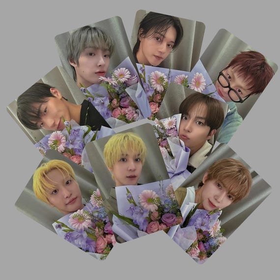 ATEEZ アチズ　GH Part.5 TOKTOQ サン　トレカ　花束 Ateez Golden Hour Pt 5 Photocards Bouquet Vers -preorder - Etsy
