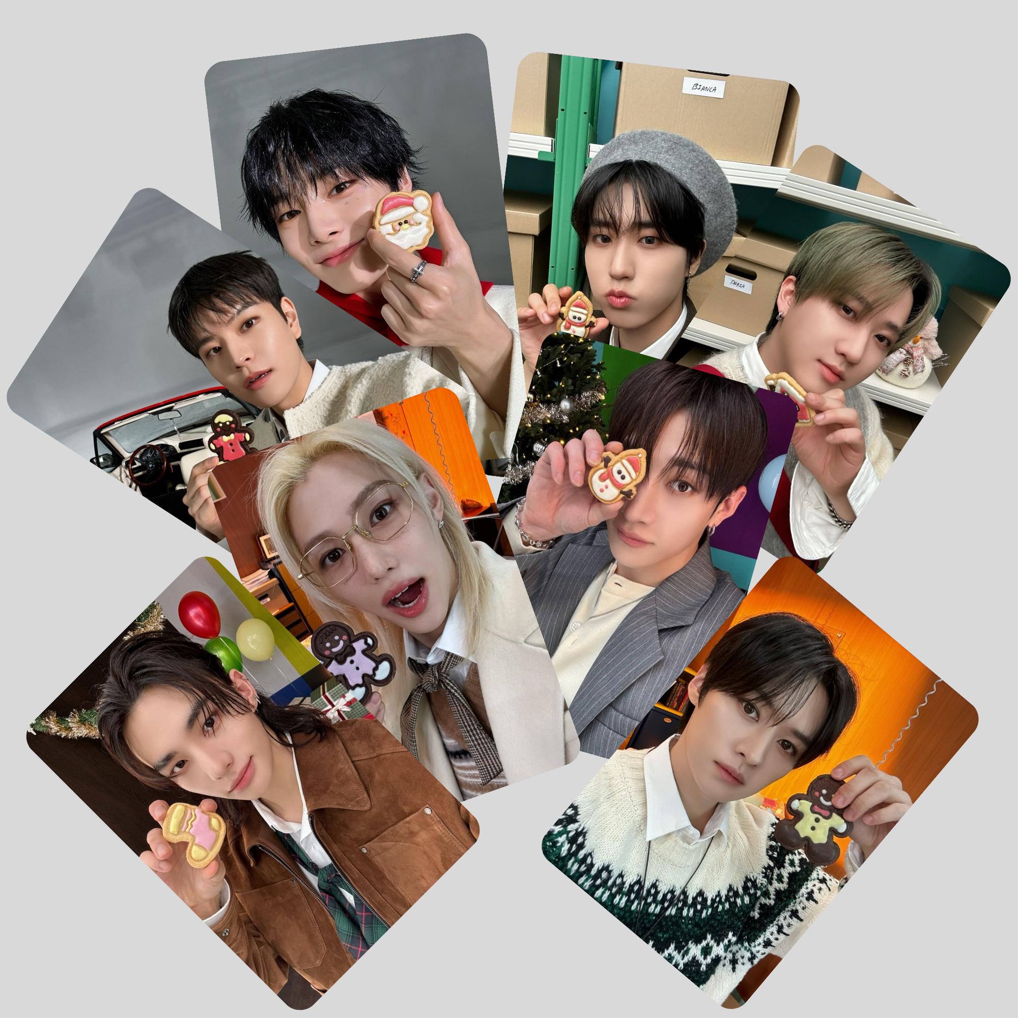 Stray Kids SKZ Santa Christmas Cookie Photocards -preorder - Etsy