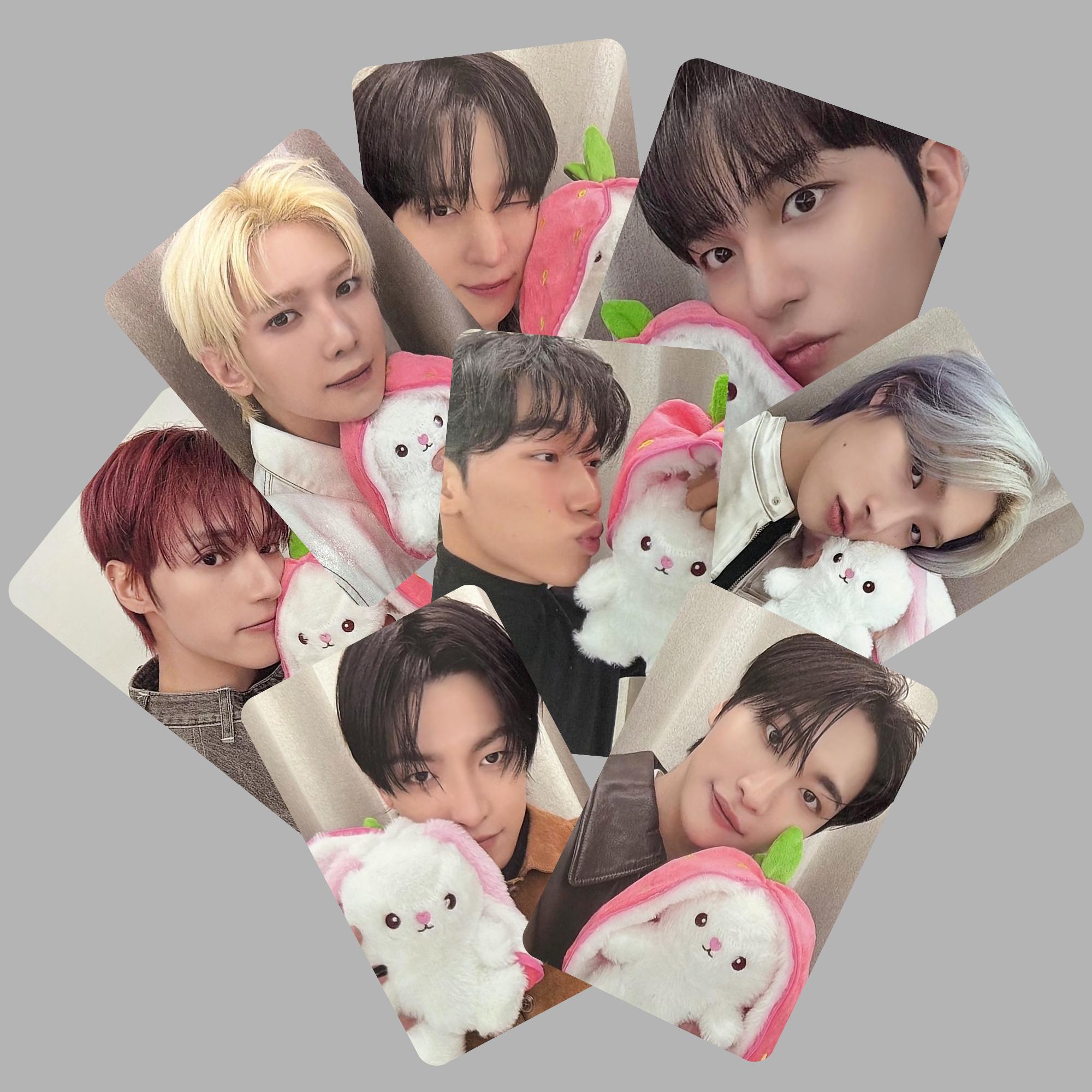 ATEEZ サン ホンジュン うさぎ　トレカ Ateez Golden Hour Pt 4 Photocards Strawberry Bunny -preorder - Etsy