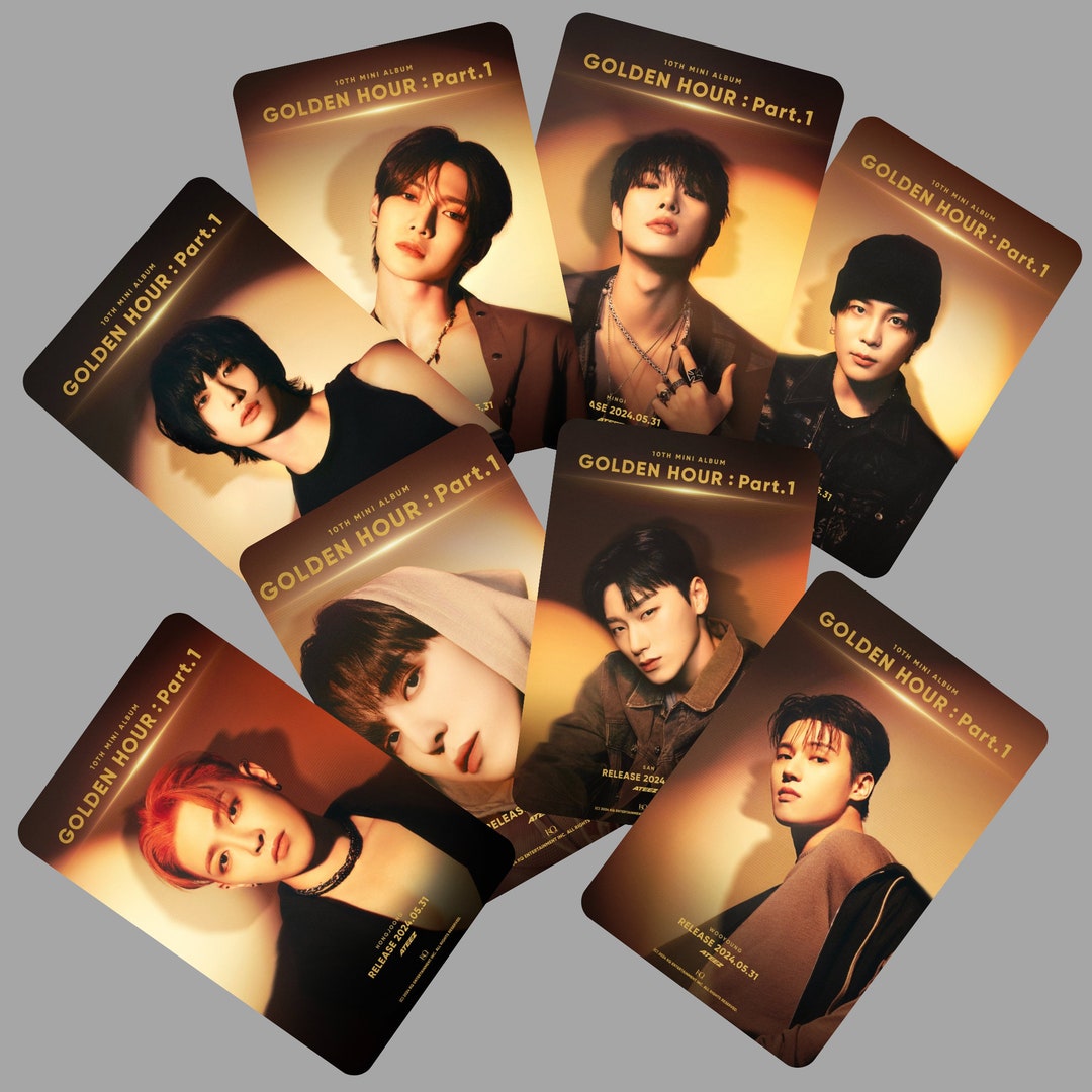 Ateez Golden Hour Concept Photocards -preorder - Etsy