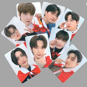 Jeu de cartes photo de Noël Ateez