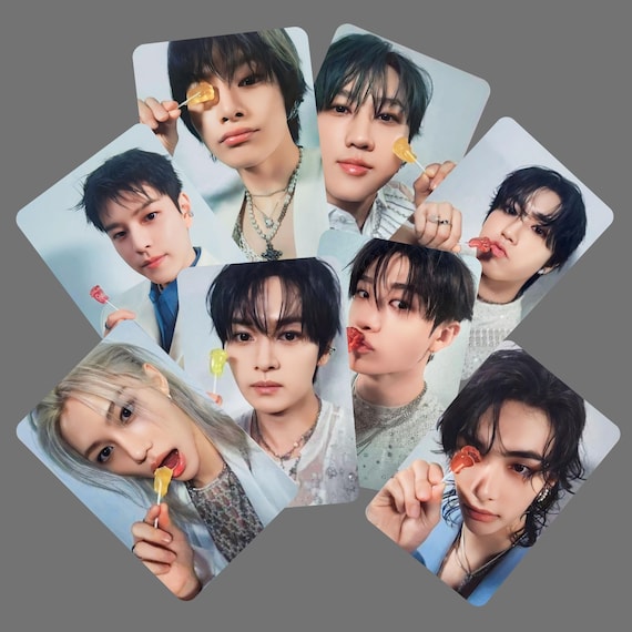 Stray Kids SKZ Giant Photocards Lollipop Version -preorder - Etsy