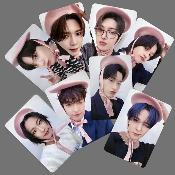 Ateez Golden Hour Pt 2 Photocards Beret Vers POB Luckydraw