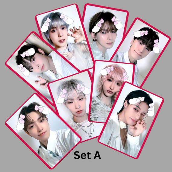Ateez Golden Hour Pt 2 Broadcast Photocards 2 Vers -preorder - Etsy