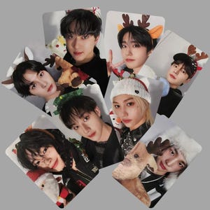 Stray Kids SKZ Sbs Gayo Broadcast Photocards Boże Narodzenie