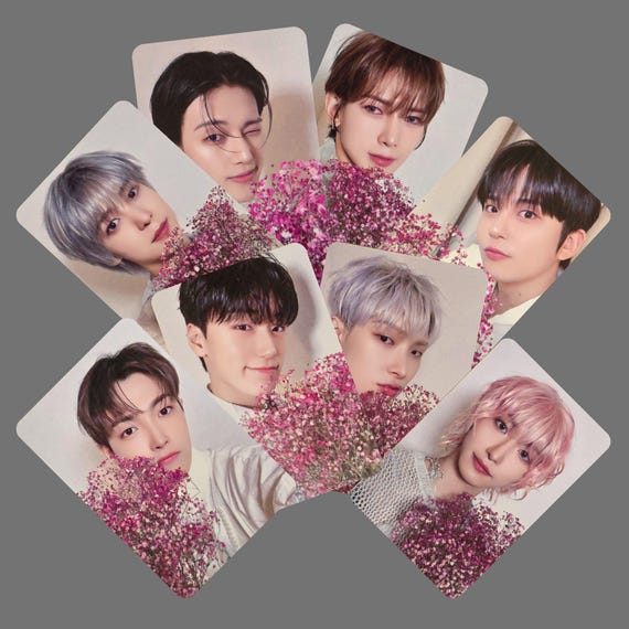 Ateez Golden Hour Pt 2 Photocards Pob Bouquet Version -preorder - Etsy