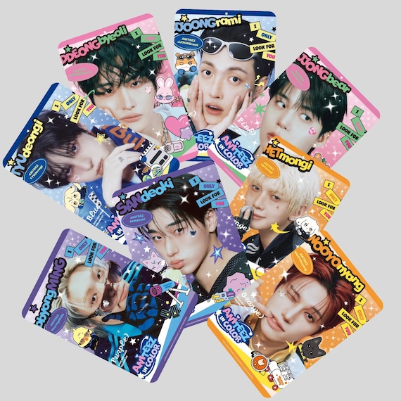 Ateez Aniteez in Color Concept Photocards Set -preorder - Etsy