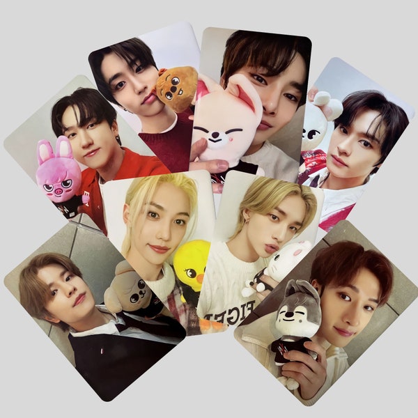 Stray Kids SKZ Rock Star Luckydraw Plushies Photocard Set