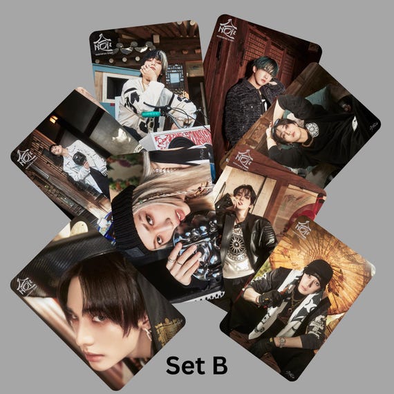 B★VERSE K-POP カードセット Stray Kids SKZ HOP Walkin on Water Teaser Photocards -preorder - Etsy