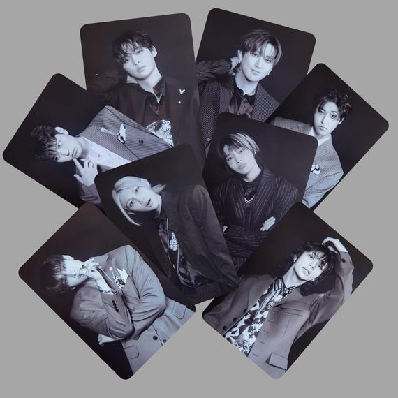Stray Kids Hop SKZHOP Accordion Monochrome Photocards -preorder - Etsy