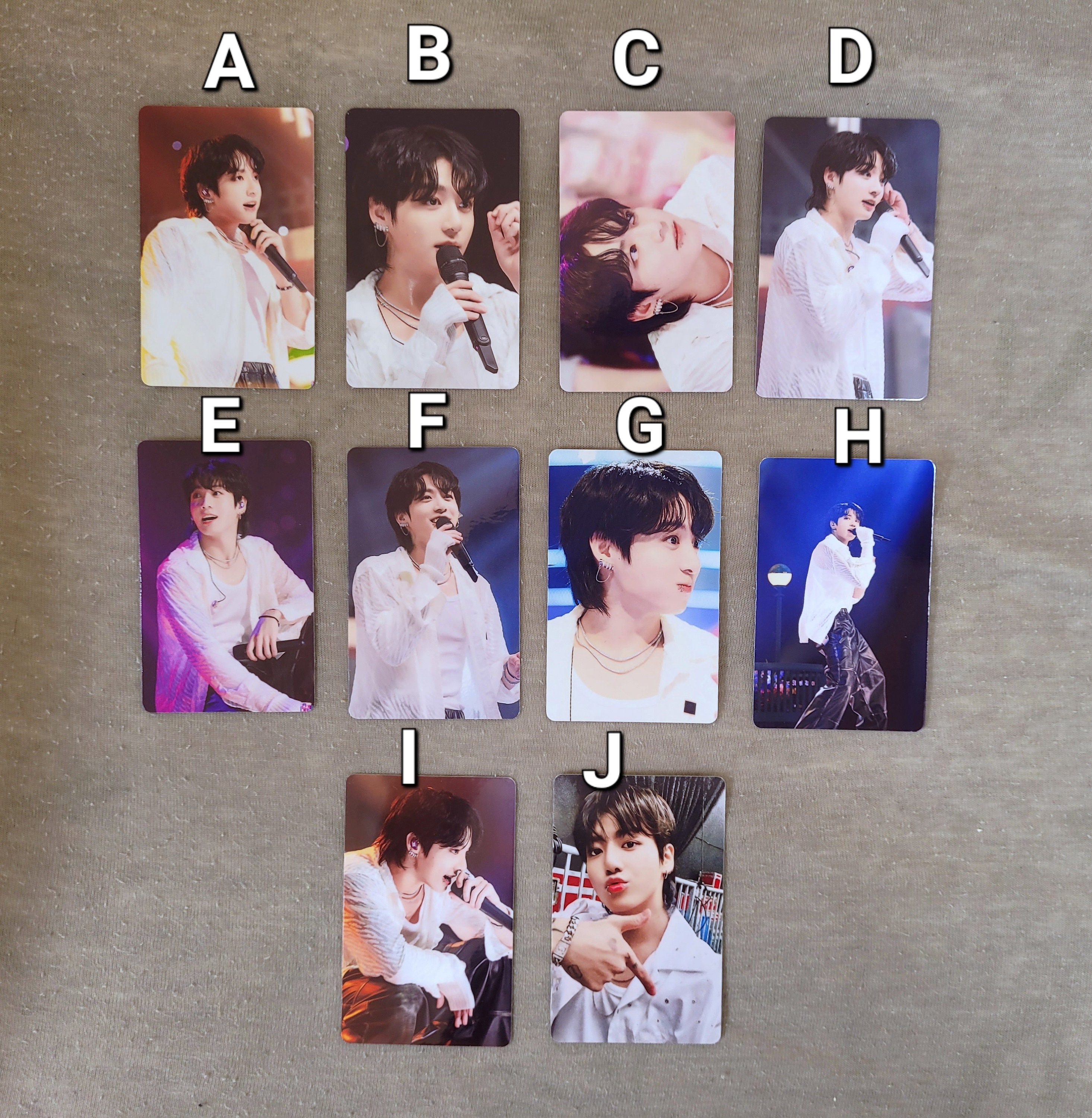 Jungkook Seven Music Show Photocard Set - Etsy