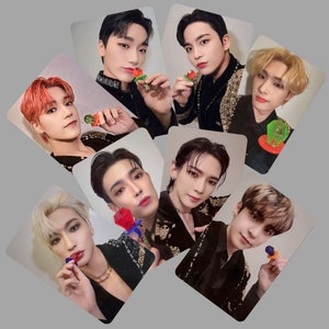 Ensemble de cartes photo avec bijoux Spin Off Witness Ateez