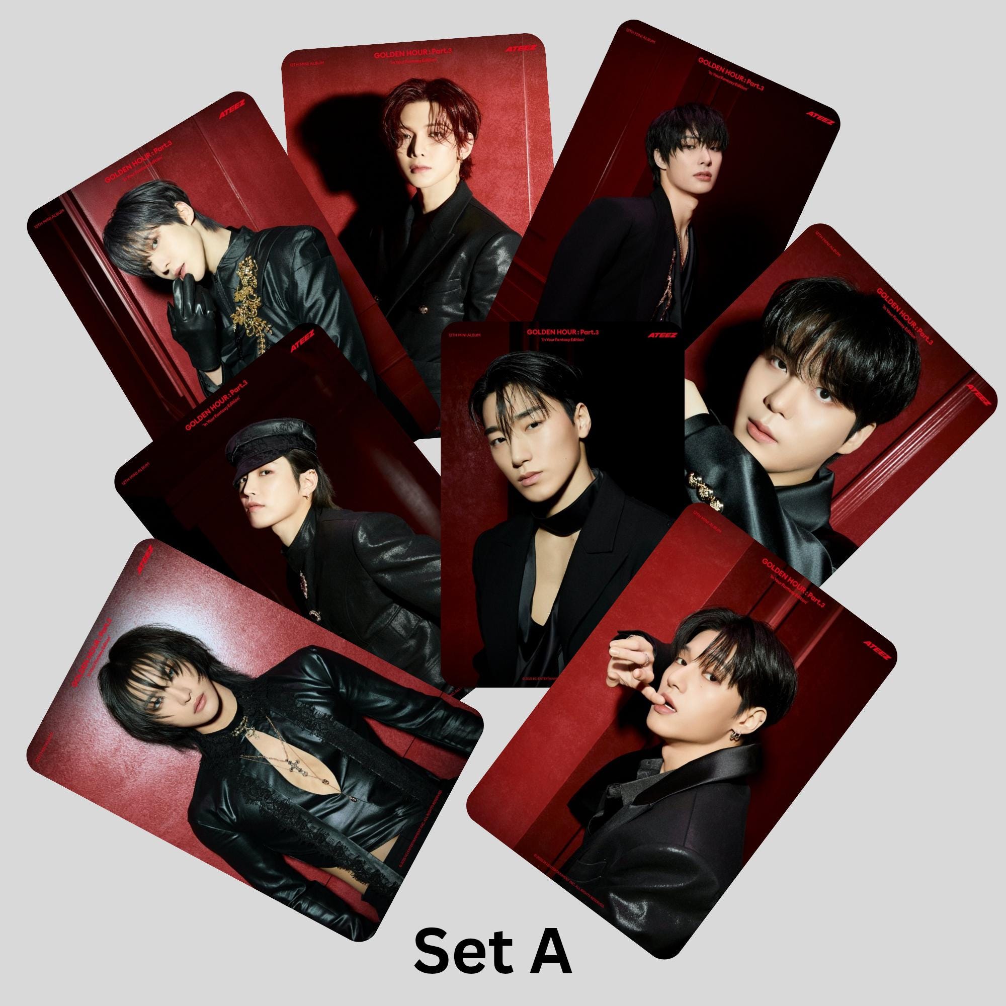 Ateez in Your Fantasy Concept Photocards Ver 2 Sets - Etsy