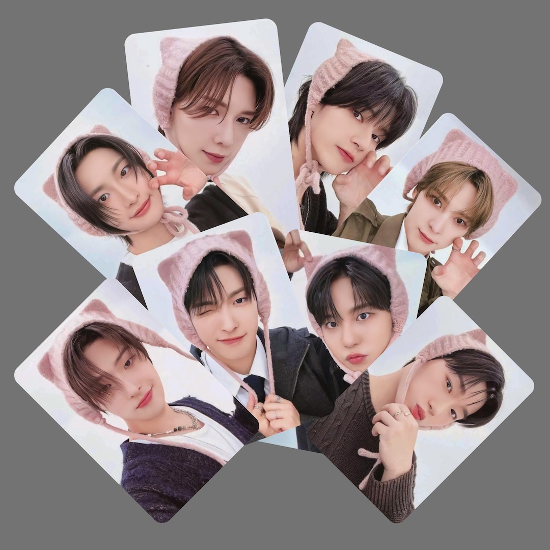 Ateez Golden Hour Pt 2 Photocards Pob Bonnet Version -preorder - Etsy