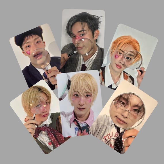 P1harmony EX Photocards Closeup -preorder - Etsy Israel
