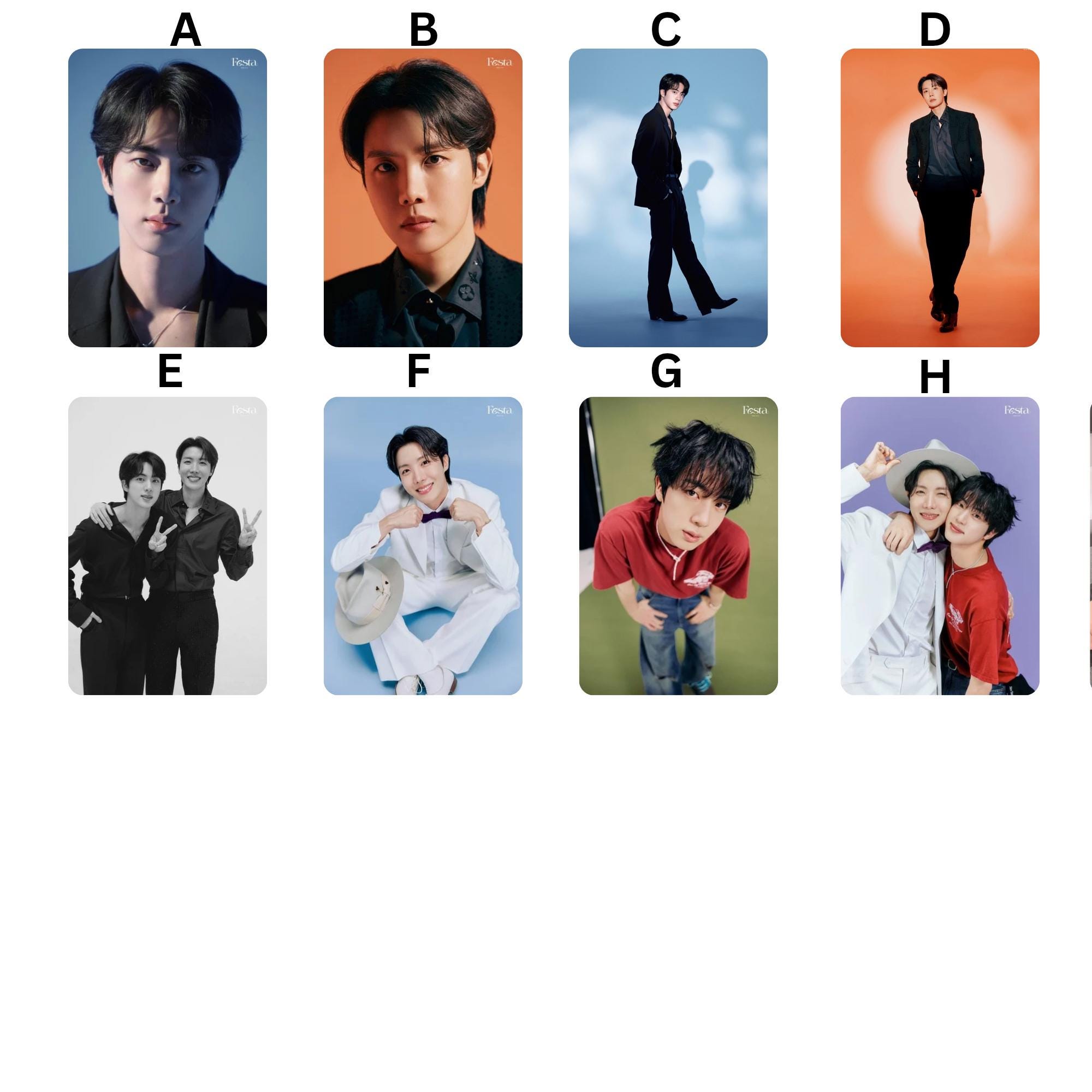 FESTA 2025 K-POP タレントカード 7枚セット K-pop Photocards Festa 2025 - Etsy