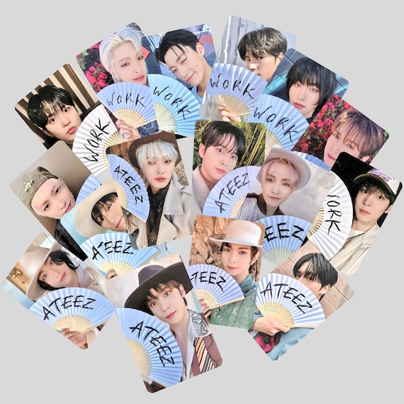 Ateez Golden Hour Work Luckydraw Photocards Set -preorder - Etsy