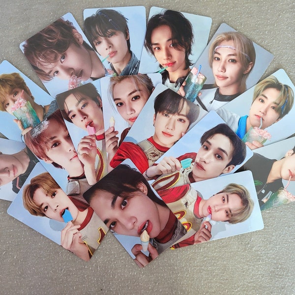 Stray Kids Photocards Set - 55 Karten MAXIDENT Edition - 8,6x5,7cm - Für Fans & Sammler