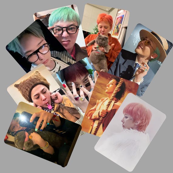 G-Dragon Ubermensch フォトカード Pob セット - 予約受付中 - Etsy 日本