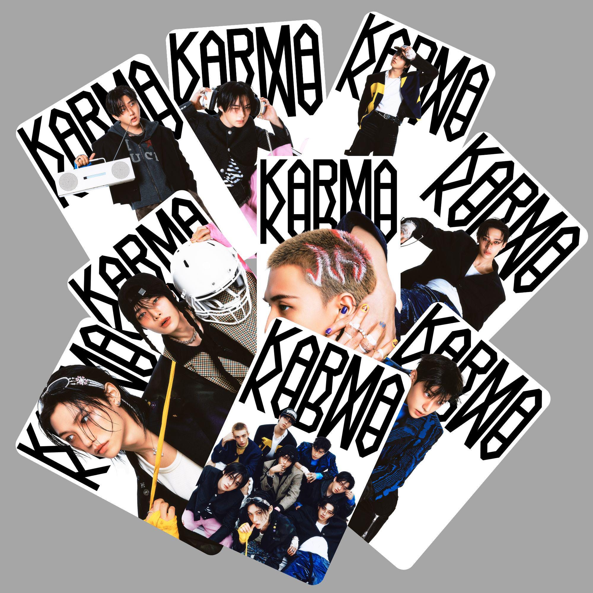 K-POP・アジア straykids KARMA CEREMONY Stray Kids SKZ Karma Teaser Photocards Ceremony -preorder - Etsy