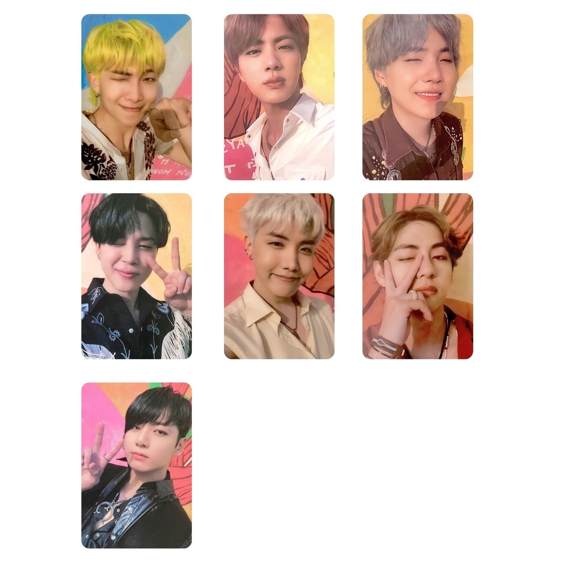 BTS Butter Lucky Draw Photocards Etsy