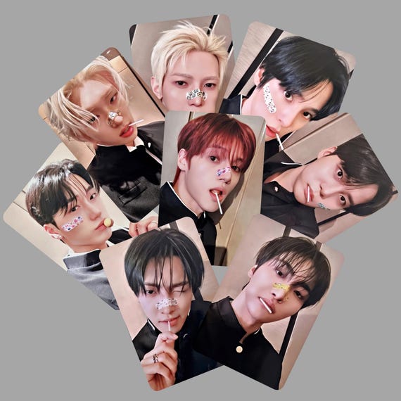 Ateez Golden Hour Pt 4 Luckydraw Photocards Bad Teez Vers -PreOrder
