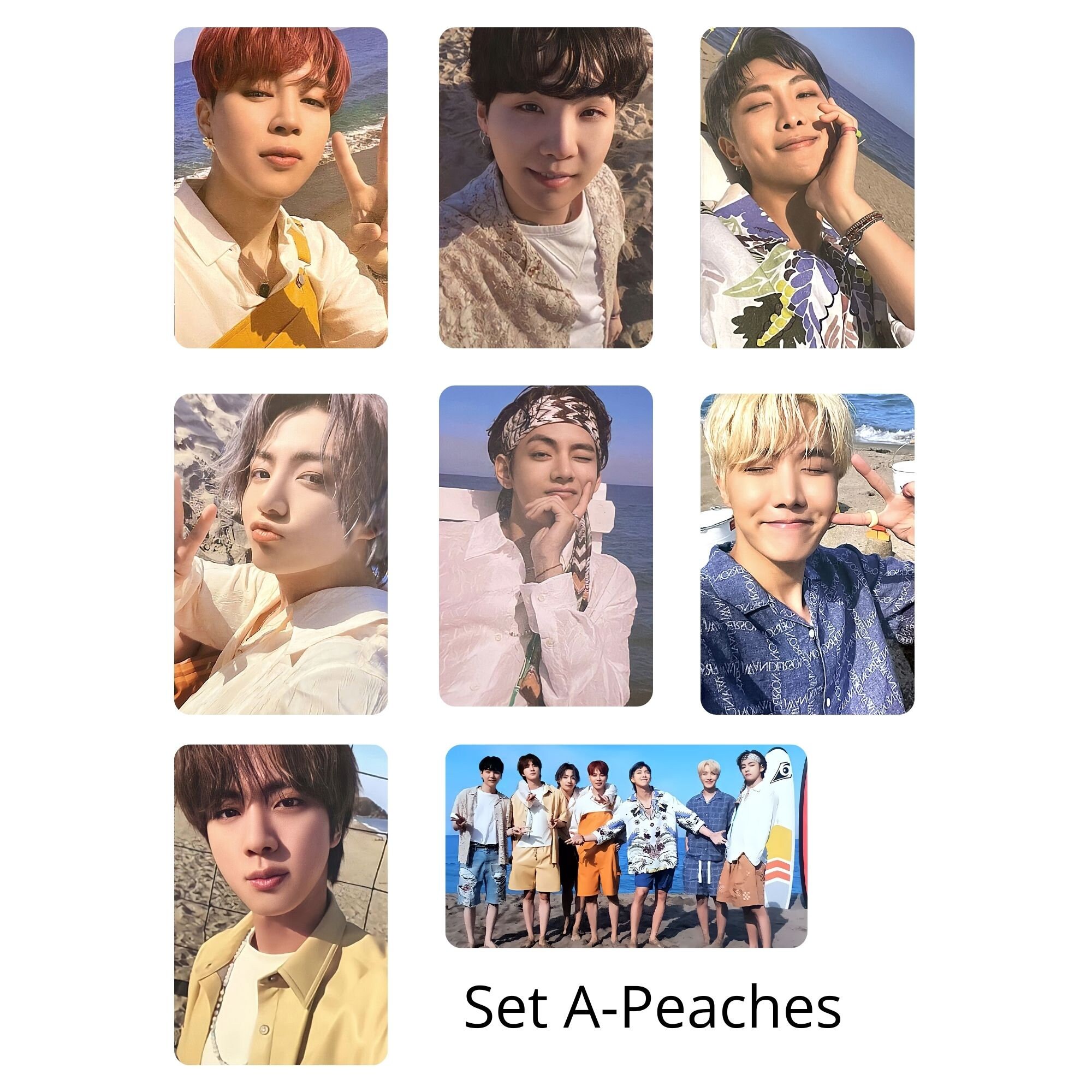 BTS Butter Peaches and Cream Version Photocards Etsy Singapore