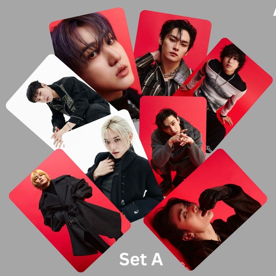 Stray Kids SKZ Rolling Stone Photocards Set 3 Ver and OT8