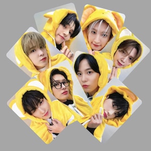 Ateez Goldene Stunde Pt 2 Glückszeichnung Fotokarten Gelbe Robe