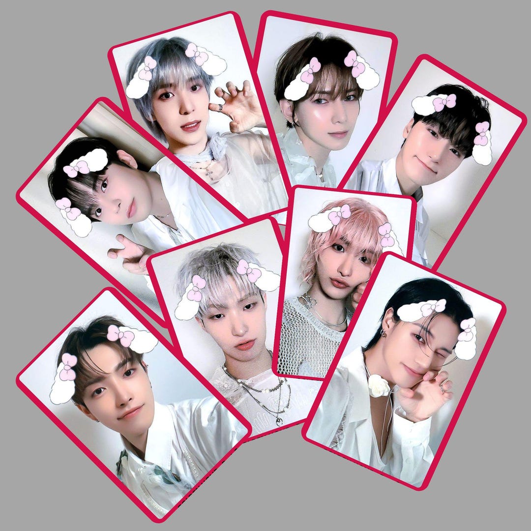Ateez Golden Hour Pt 2 Broadcast Photocards 2 Vers -preorder - Etsy