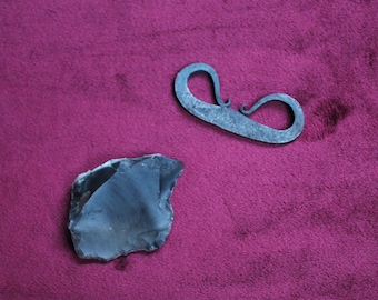 Forjado a mano "Vikingo"/ Delantero de fuego de estilo medieval temprano