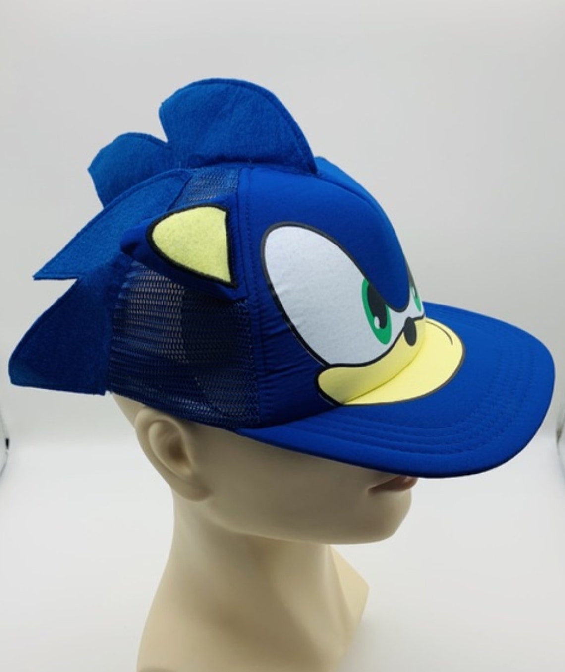 Sonic The Hedgehog Adjustable Baseball Cap Hat Video Game Etsy