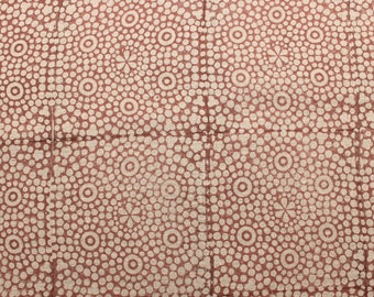 CHUNRI RUST - most popular block print fabric in summers - best for Upholstery , cushion cover , sofa/chair cover , and other crafts