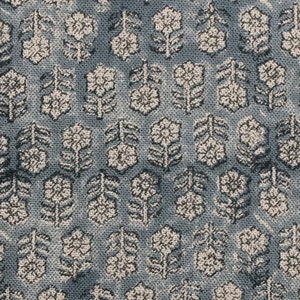 Thick Linen 58" Wide, Indian Block Print, Upholstery Fabric, Thanksgiving Decor, luxury fabric Linen - TULSI BUTI