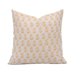 hand block print cushion cover, pure linen fabric, decorative pillow cover, boho home decor, farmhouse pillow cover- PATJHAD