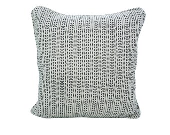 Kissenbezug im Boho-Stil mit floralem Blockdruck, indischem Ethno-Pippin-Design, weicher indischer Kunsthandwerker-Kissenbezug für die Heimdekoration - FAB - RATANBEL