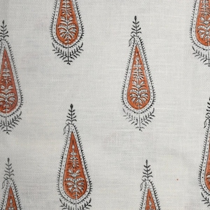 TRACI || FABRIC - most popular block print fabric in summers - best for Upholstery , cushion cover , sofa/chair cover , and other crafts