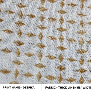 Soft Cotton Linen Fabric for Window Treatments and Table Runners by Fabritual
Fabritual Block Print Medium Weight Linen for Lampshades and Curtains
Pure Linen 58" Fabric with Natural Base for Pillows and Drapery by Fabritual
Hand Block Printed Linen for Upholstery and Home Textiles by Fabritual
58” Natural Linen Fabric for Napkins, Tote Bags, and Bed Covers by Fabritual.