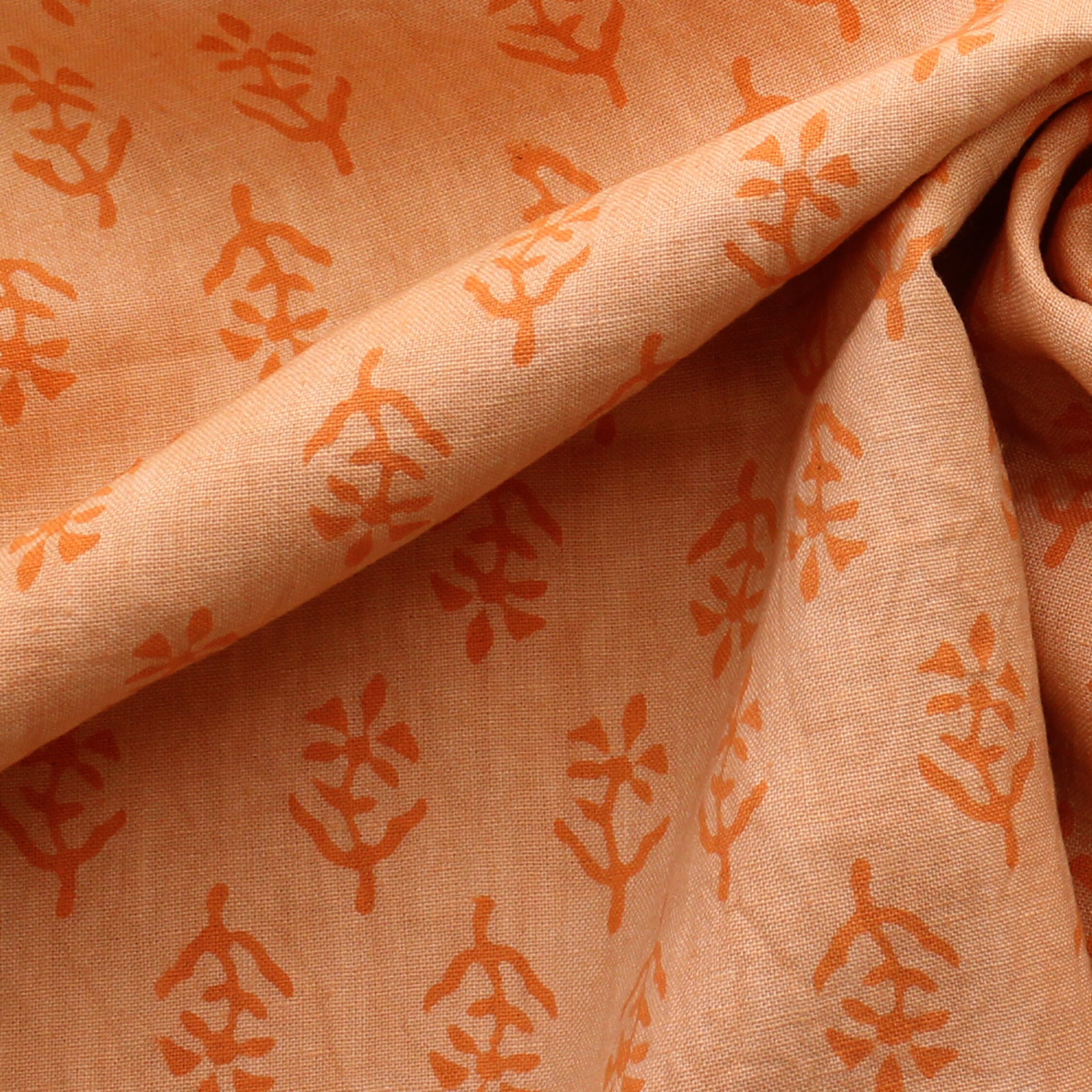 Floral Block Print Linen Fabricclothing Linen Fabric by the Etsy