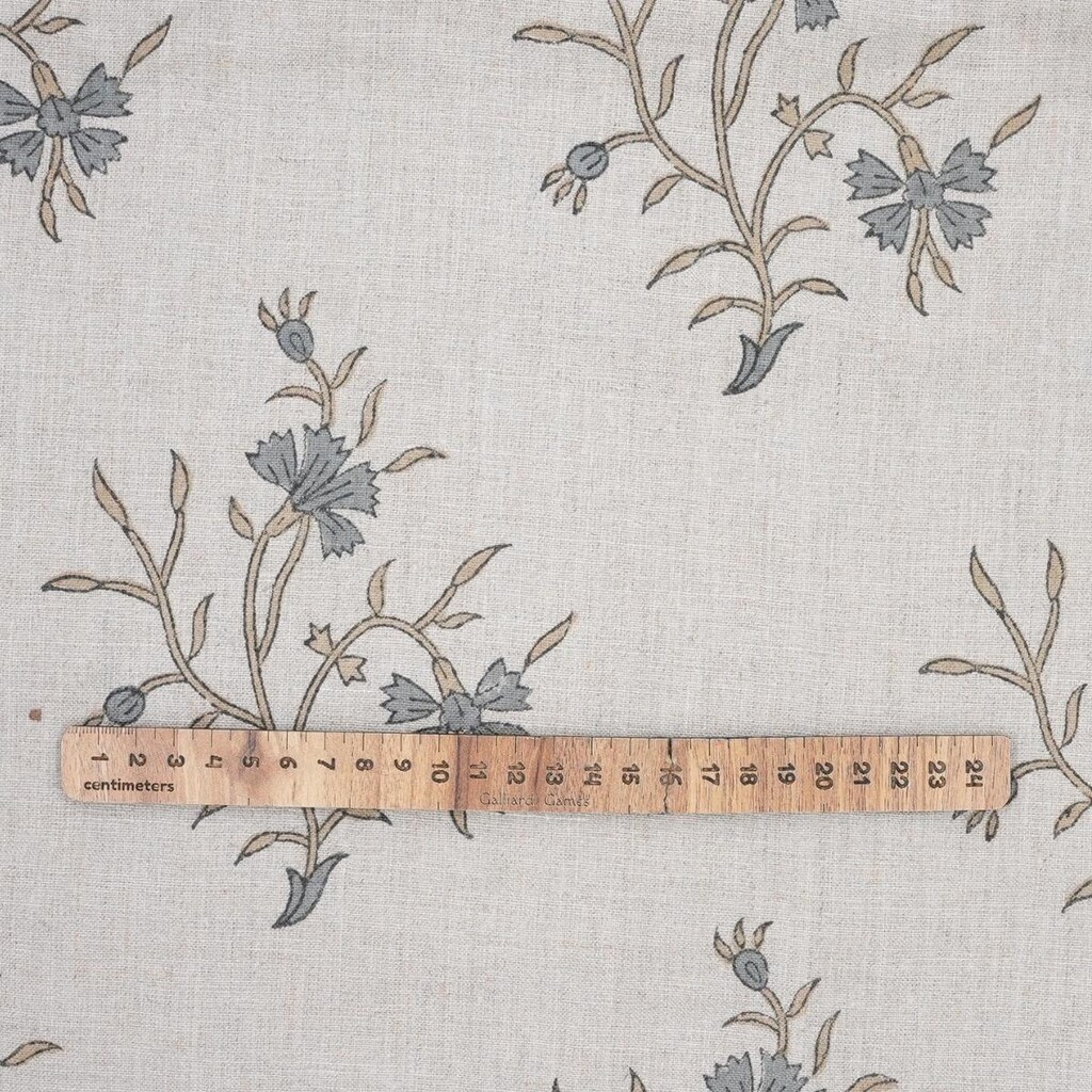 Federa Per Cuscino In Lino Spesso Con Stampa Floreale A Mano – Design Boho, Con Cerniera, Per Divano (Giallo, 55,8 Cm)