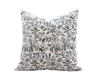 Hand Block Print Pillow Cover Boho Couch Cushion Cover Soft Throw Handcrafted Pillowcase For Living Room Decor - FAB-QUDRAT